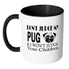 don't judge my pug mug black