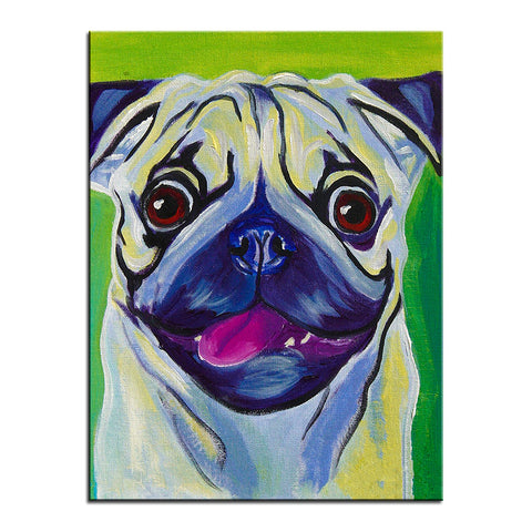 Beautiful print from oil painting pug