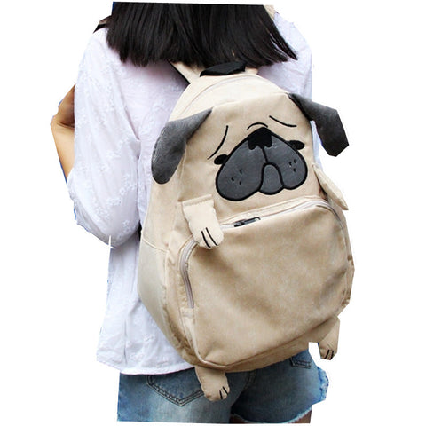 Cute backpack Pug