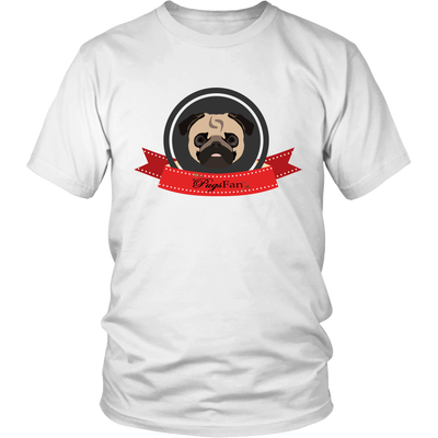 Pug Banner Unisex T-shirt
