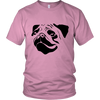 Unisex T-Shirt with Pug Face